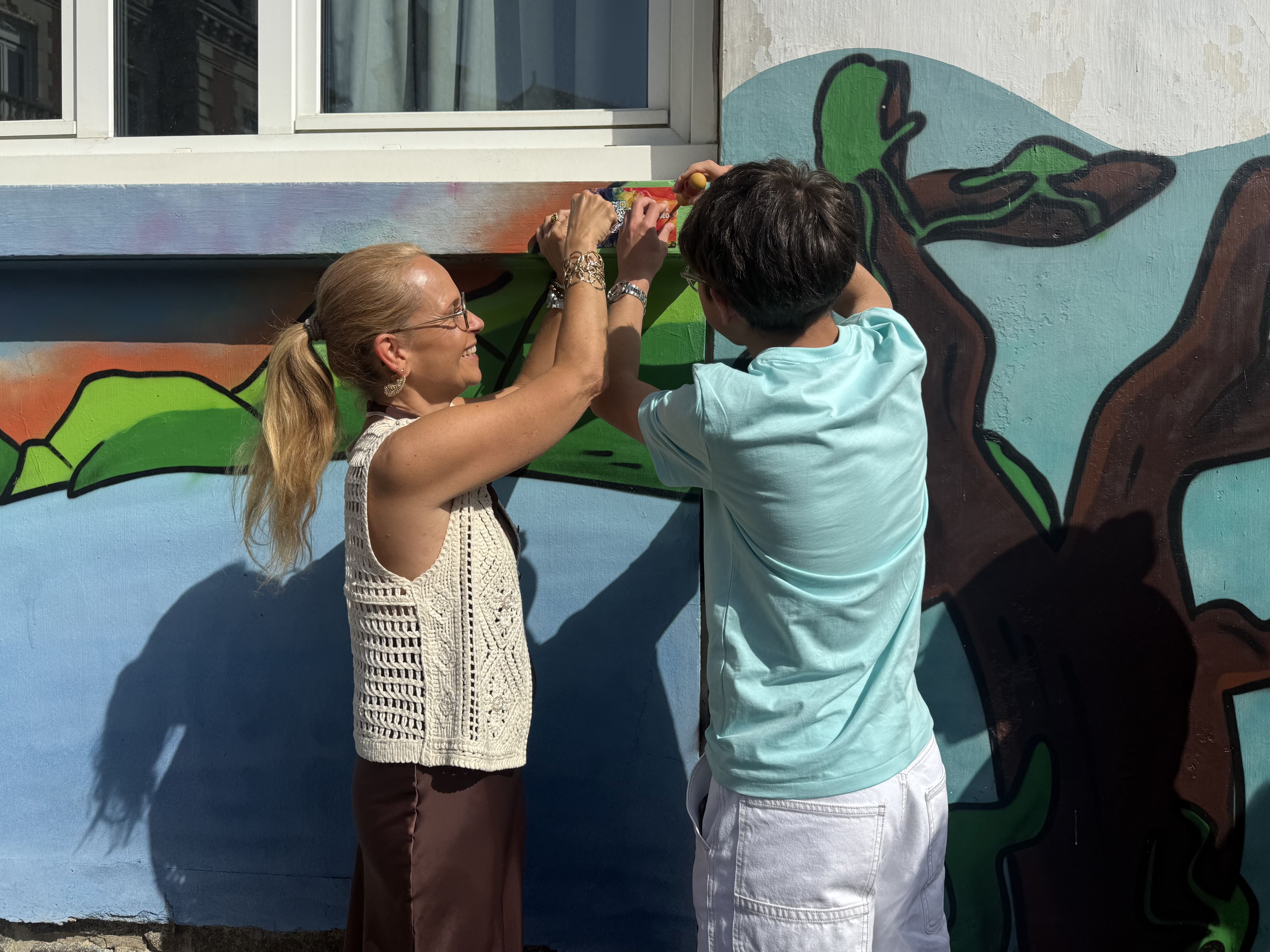 Inauguration fresque Biodiversité - Photo 10